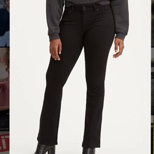 Levi’s 715 black bootcut jeans 26